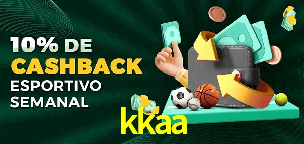 10% de bônus de cashback na kkaa